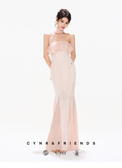 【日本在庫 】SATIN MERMAID DRESS