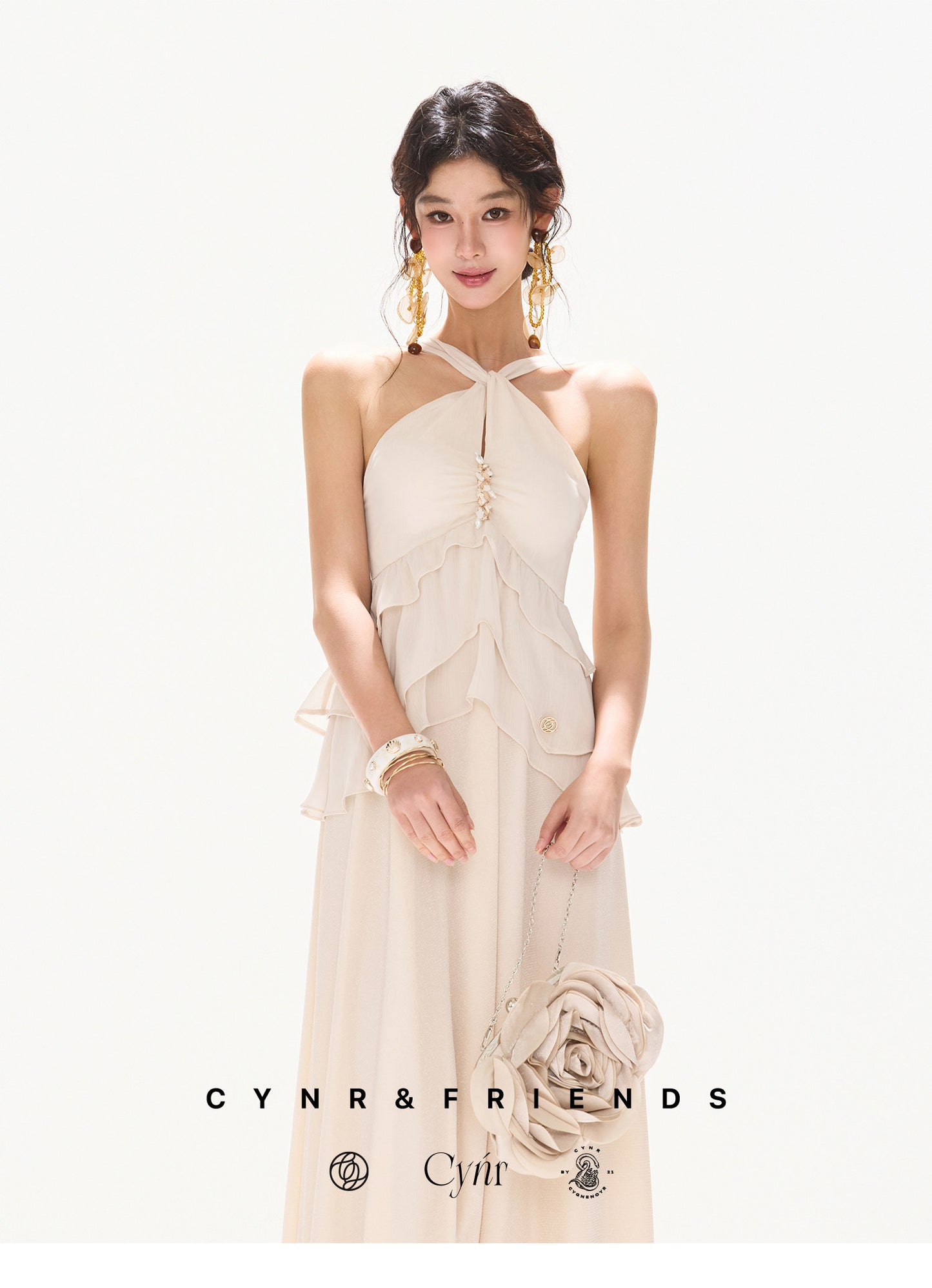 LUMINOUS VEIL DRESS