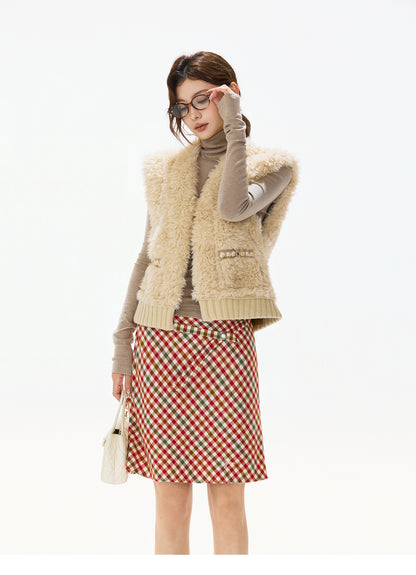 REVERSIBLE SHEARLING SUEDE VEST