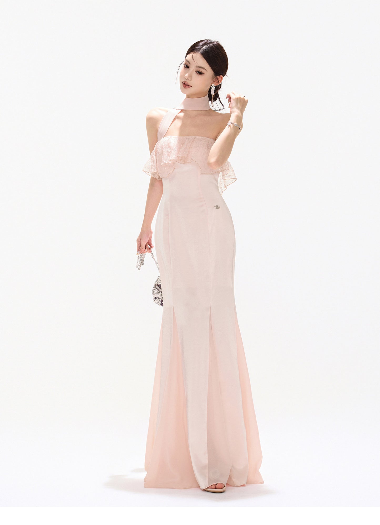 【日本在庫 】SATIN MERMAID DRESS